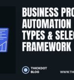 Business Process Automation Types and Selection Framework
