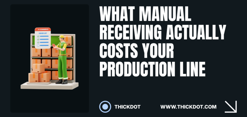 what manual receiving costs your production
