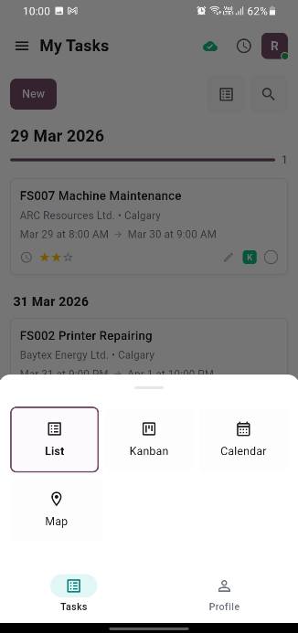 Offline-First Field Service App for Odoo ERP (Datarova) 14 datarova-task-list-format