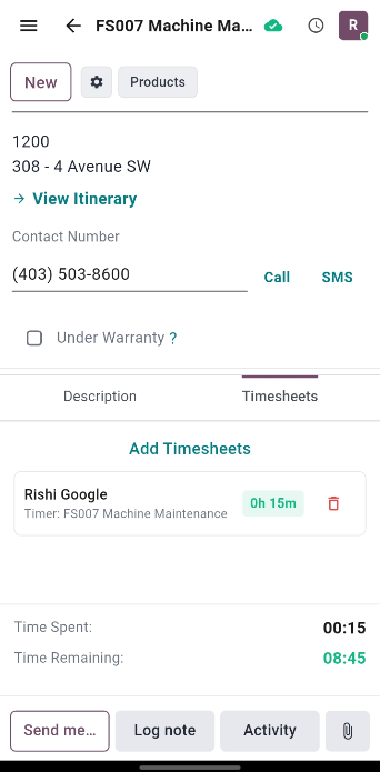 Offline-First Field Service App for Odoo ERP (Datarova) 10 datarova-timesheets