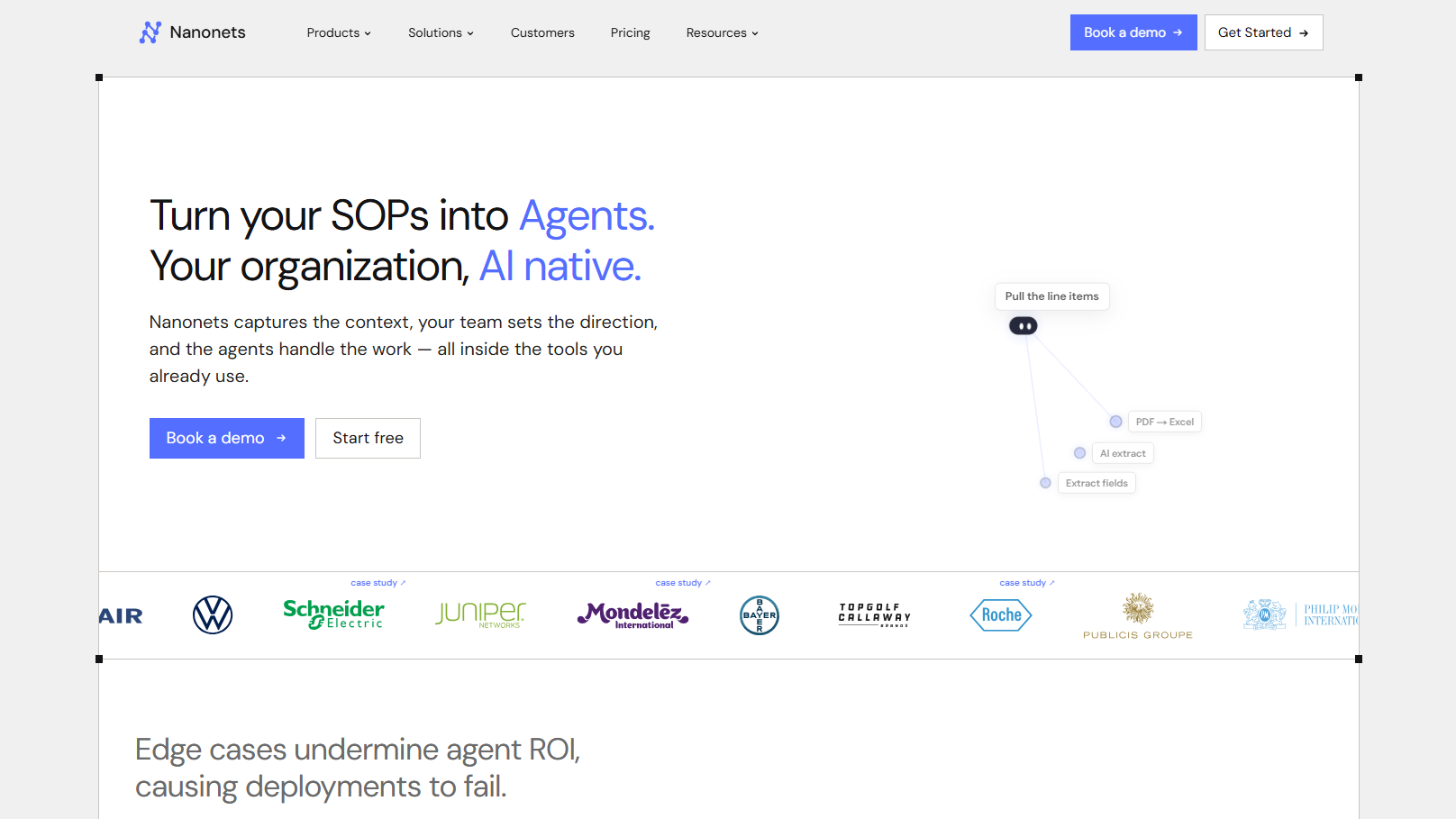 12 Best Goods Receipt Automation Software Solutions in 2026 9 Nanonets homepage: Turn your SOPs into Agents. Your organization, AI native